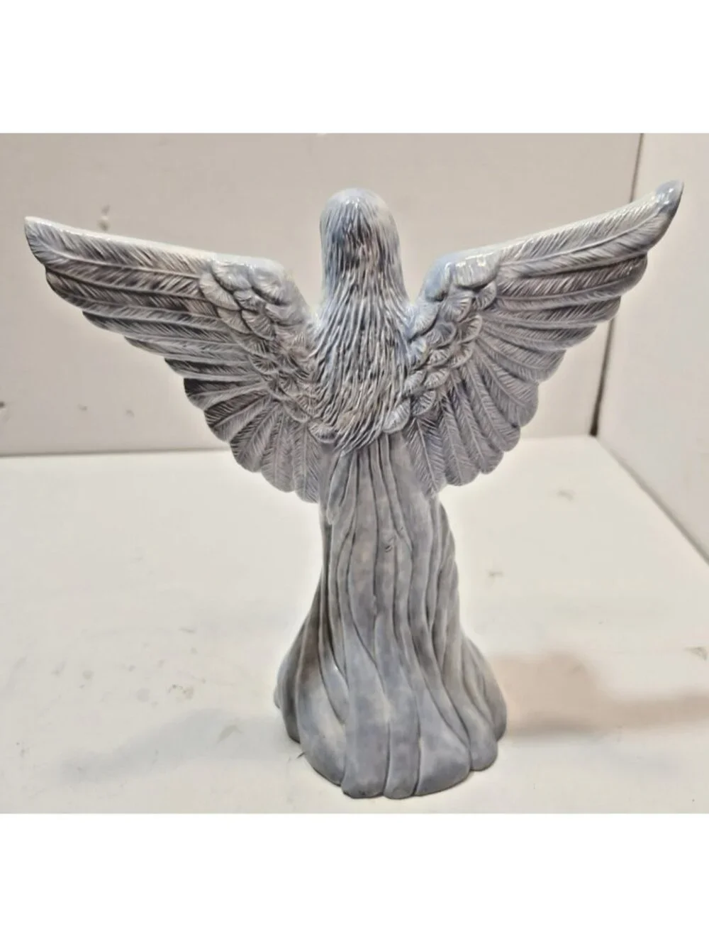 Vintage Praying Ceramic Angel Figurine 7.5
